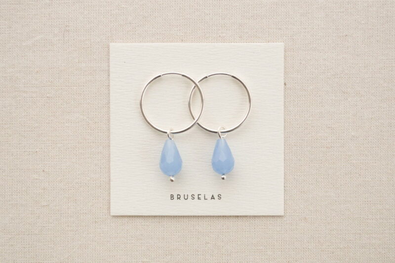 cuentas de cristal celeste hielo